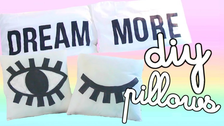 DIY Room Decor: Easy & Cute Pillows!