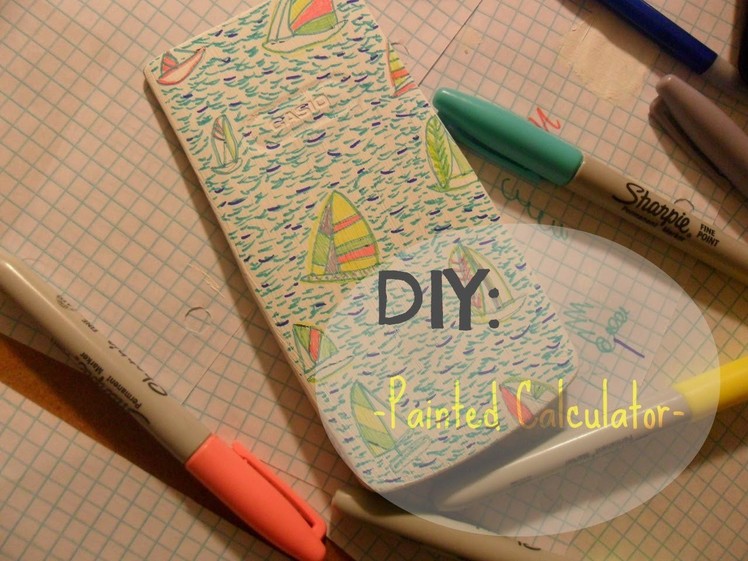 DIY: Spice up your calculator | Lilly Pulitzer Inspired