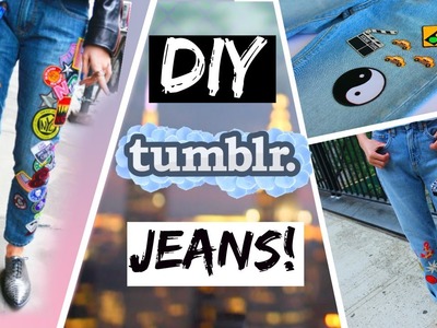 DIY Tumblr Inspired Jeans