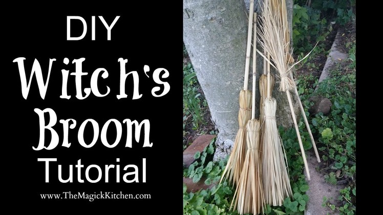 DIY Witch's Broom Tutorial