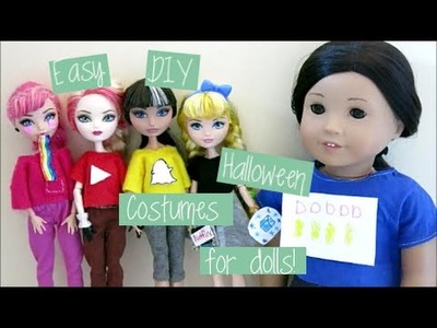 Easy DIY Halloween Costumes for Dolls!