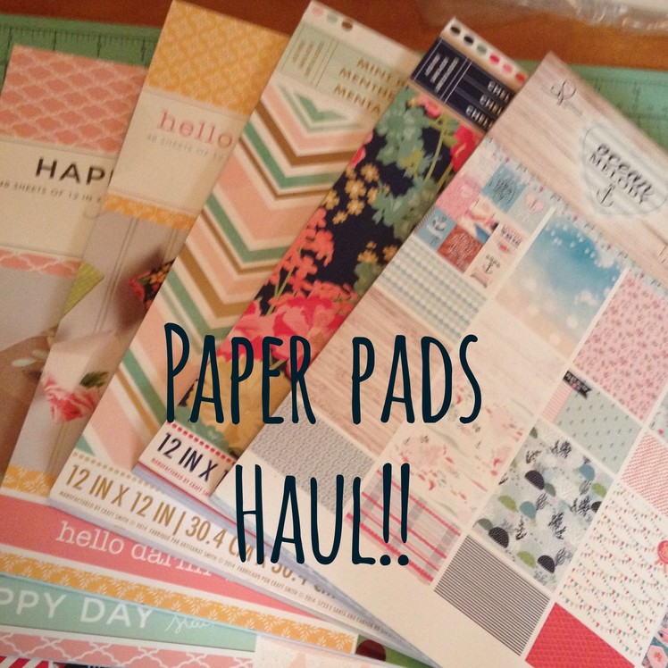 Fun Paper Pad Haul!