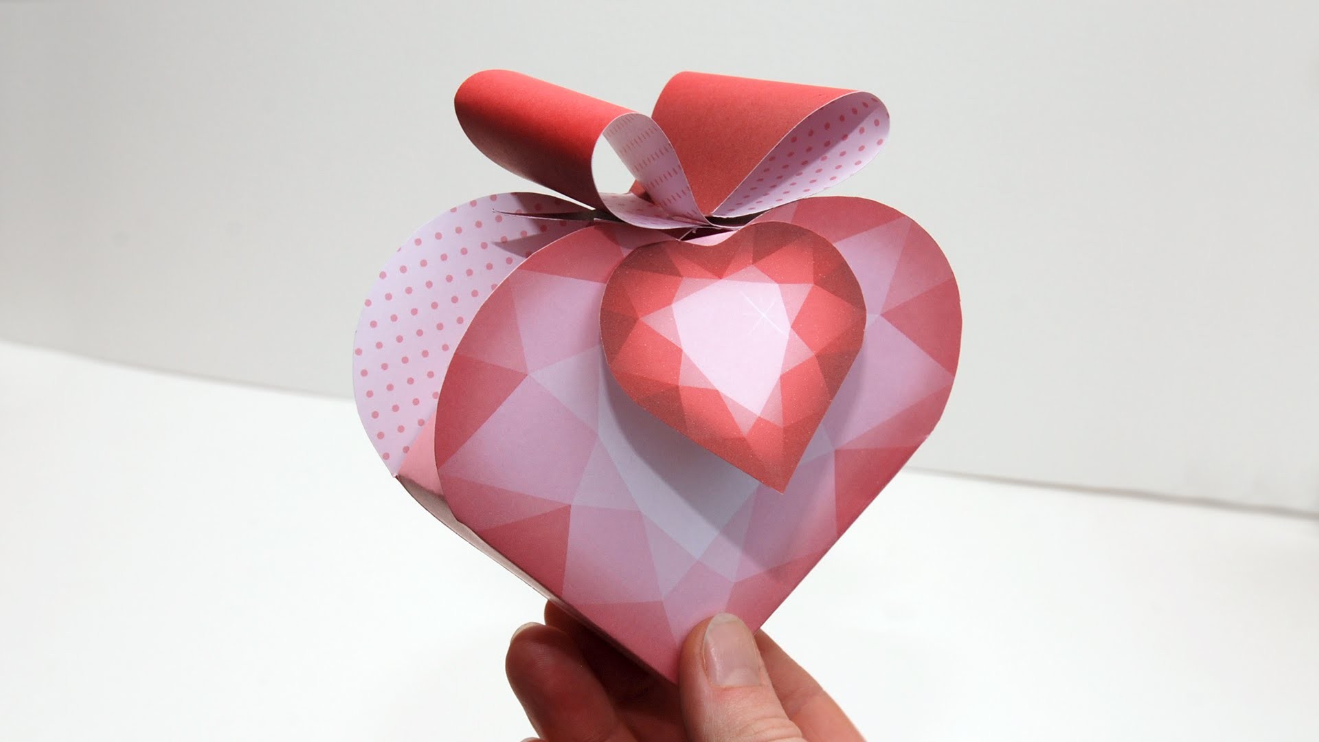 Gift Box  Diamond Heart Bo te cadeau C ur de diamant 