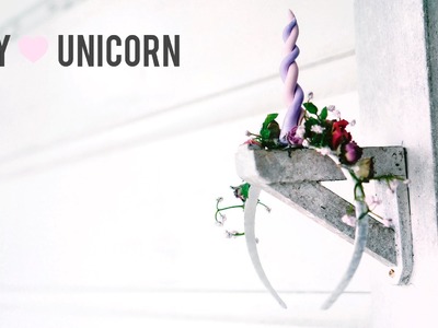 Halloween Unicorn DIY Floral Headband Costume