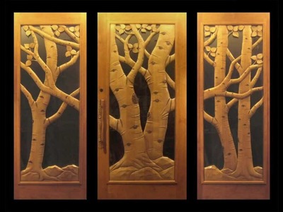 Hand Carved Entry Doors by Ron Ramsey