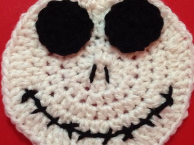 How To Crochet A Jack Skellington Face Applique - DIY Crafts Tutorial - Guidecentral