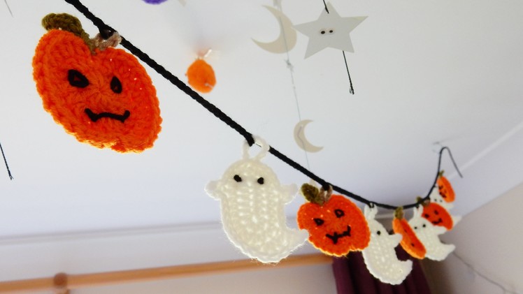 How to join my Halloween Bunting Crochet