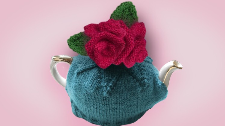 HOW TO KNIT ROSES - As featured in my knitting pattern: GREAT BRITISH TEA COSIES