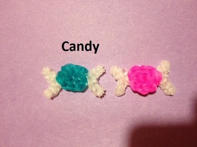 How to Make a Candy Charm on the Rainbow Loom - Original Design