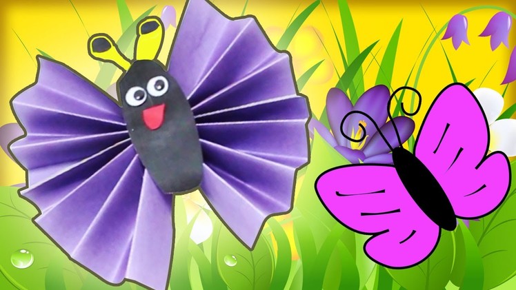 How to make a Construction Paper Butterfly | DIY Easy Home Decoration Ideas | Crafts for Kids