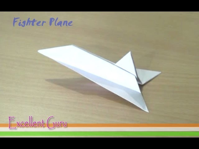 How to make a paper Fighter plane