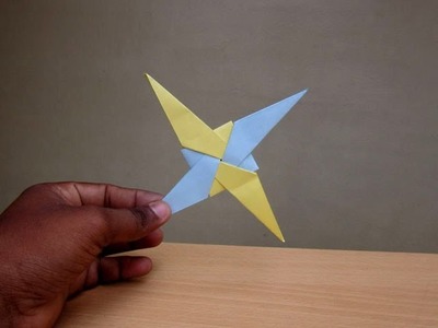 How to Make a Paper Hazard Shuriken Star - Easy Tutorials