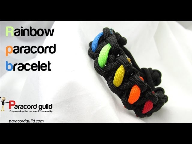How to make a rainbow paracord bracelet