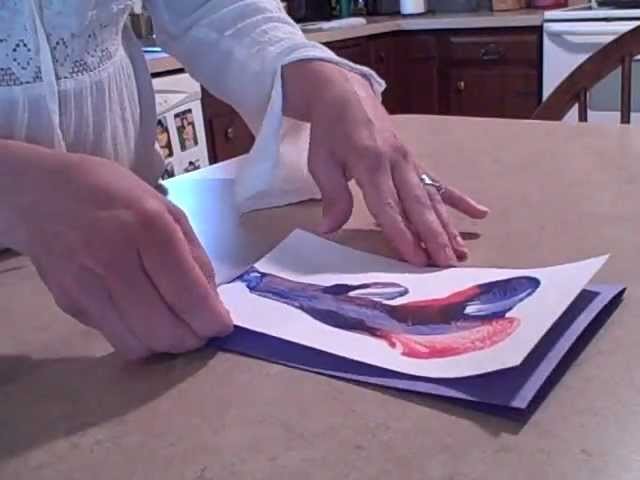 How to Make a Thread Painting Greeting Card