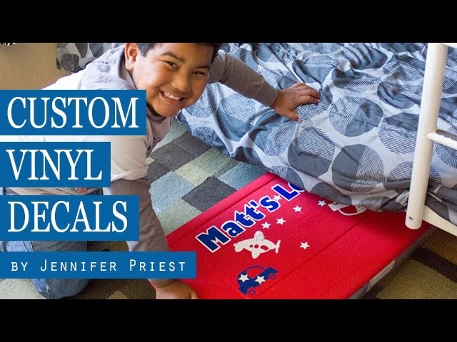 How to Make Custom Vinyl Decals using Sizzix eclips2 DIY Electronic Cutting System