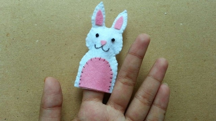 How To Make Cute Bunny Finger Puppet - DIY Crafts Tutorial - Guidecentral