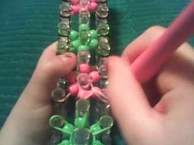 How To: Rainbow Loom Beaded Flower Bracelet
