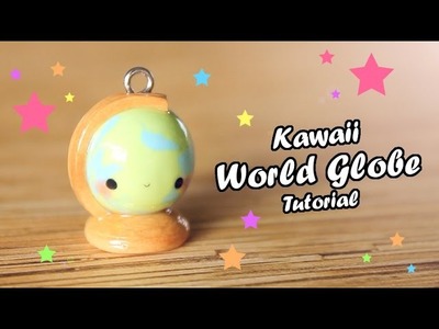 Kawaii World Globe │ Polymer Clay Tutorial (Back To School)