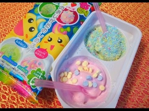 KRACIE Nakayoshi Neruneru DIY Candy Kit - Melon & Strawberry