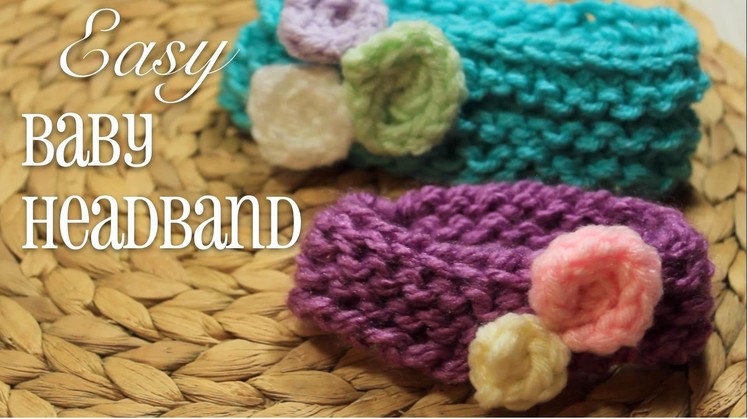 Loom Knitting: EASY Baby Headband!