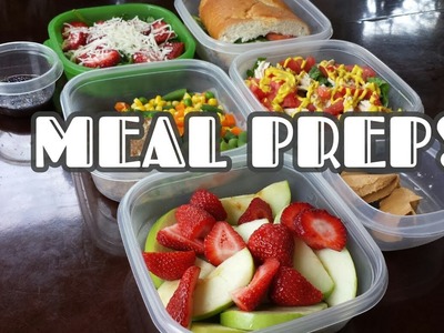 Meal Prep for the Week! + Healthy Meal Ideas