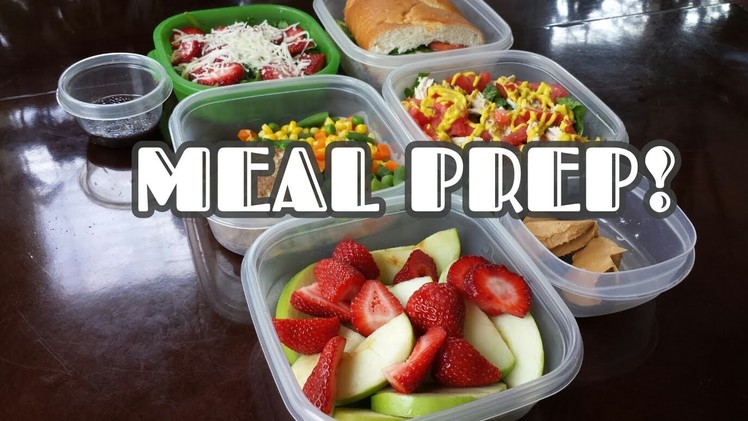 Meal Prep for the Week! + Healthy Meal Ideas