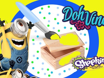 Minion Mini Toy Box DIY DohVinci Play Doh Craft Shopkins Microlite & Sponge Bob Eraseez Blind Bags