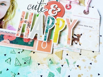 Mixed Media Scrapbooking- Shimmerz & Crate Paper Wonder collection