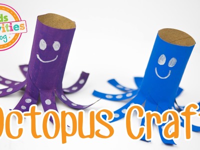 Octopus Toilet Paper Roll Craft