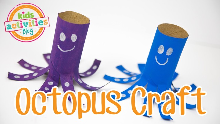 Octopus Toilet Paper Roll Craft