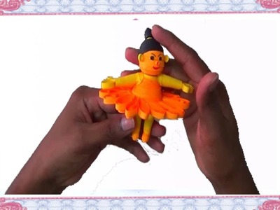 Paper quilling : how to make 3D doll