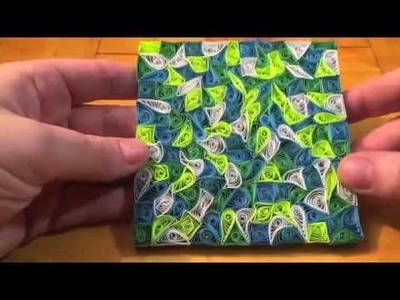 Quilling Swatch: Estimate How Much Paper Is Needed For Quilled Mosaic