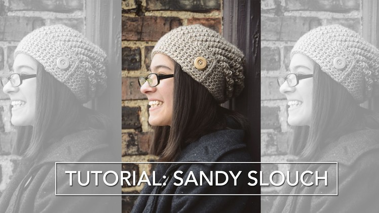 Sandy Slouch Tutorial: Crocheting the Button Flap (Rounds 21-end)