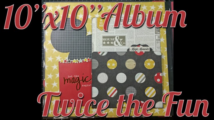 Scrapbook Mini Album | Twice the Fun | Simple Stories Say Cheese I & II