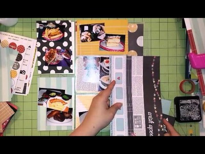 Scrapbook Process Video: Disney-Food Glorious Food