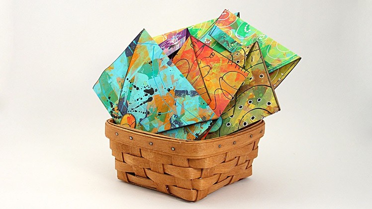 Ustream Rebroadcast: Create Envelopes From Painted Paper Bags - HowToGetCreative.com with Barb Owen