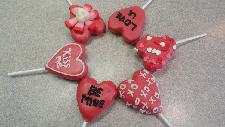 Valentine's Day Heart Cake Pops
