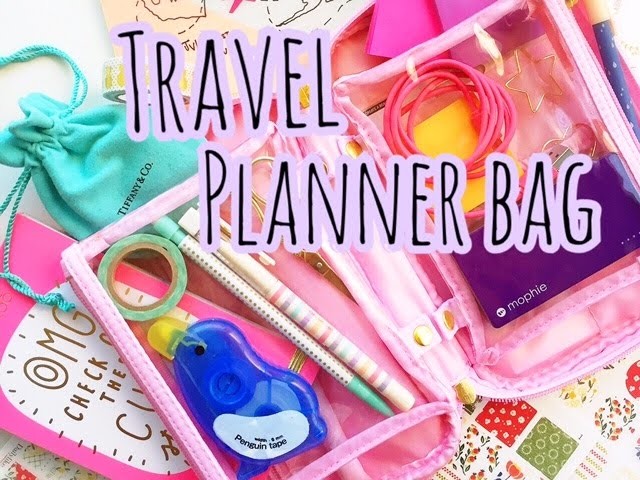 WHATS IN MY TRAVEL PLANNER BAG? | PAPER PANDUH