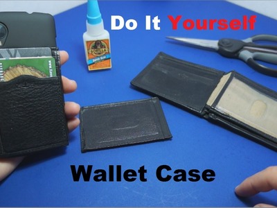 #1 DIY - Do it Yourself Phone Wallet Case - Howto Loser Style =]