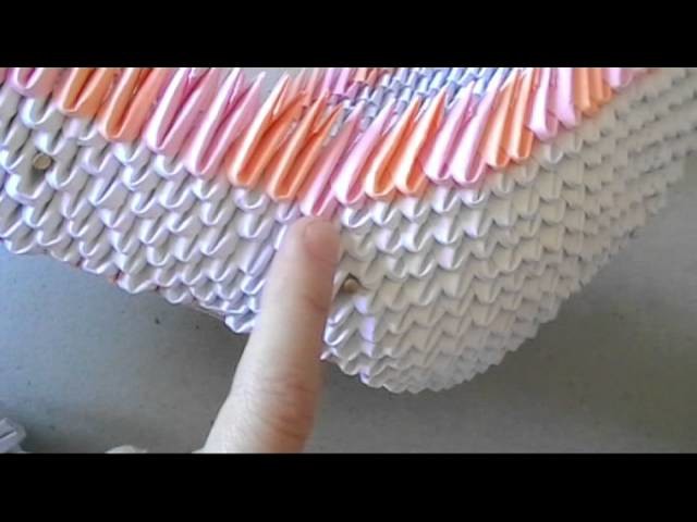 3D origami: swan loveboat
