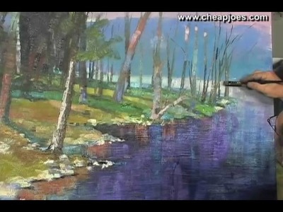 Adding Finishing Touches to Landscape Paintings Part 11 of 11 with Andy Braitman