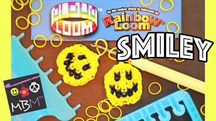Alpha Loom Band Charm | How to Make a Smiley Face