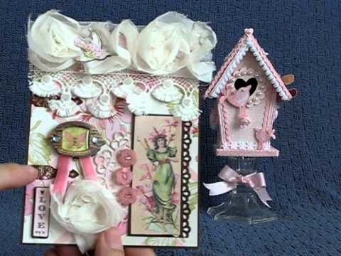 Altered Pink Birdhouse take 2