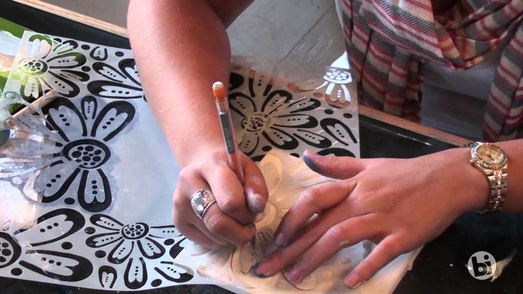 Bisque Imports presents 6 Easy ways to use Crafter's Workshop stencils
