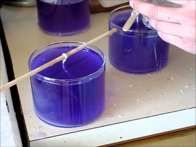 Candle Making Experiment the Frugal Way