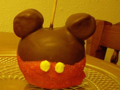 Caramel Apple Mickey Mouse for Halloween