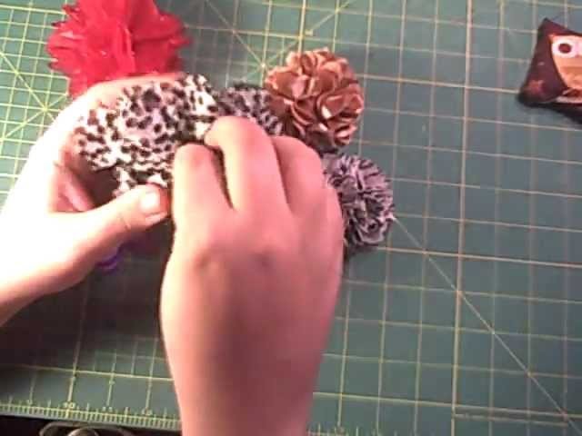 Clover Flower Frill Tutorial, with Heat Sealed Edges