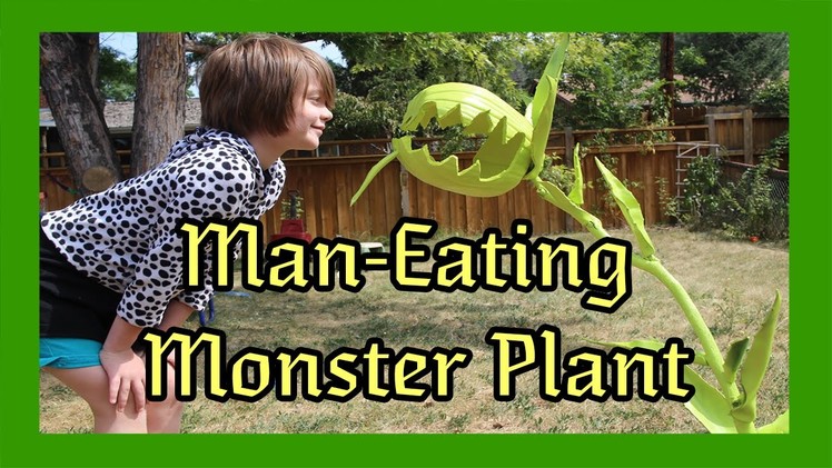 Craft Monday- How to make a DIY man-eating monster plant for Halloween- Day 820 | ActOutGames