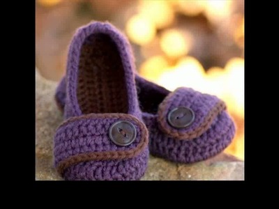 Crochet shoes baby boy