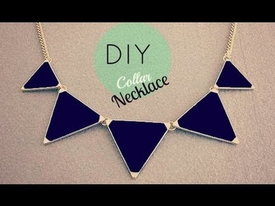 DIY collar necklace